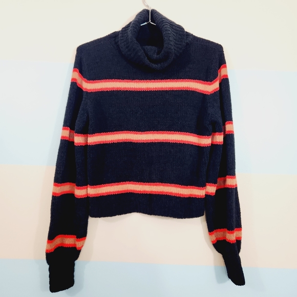 Wild Fable Long Sleeve Striped Cowl Neck Sweater - Picture 6 of 8